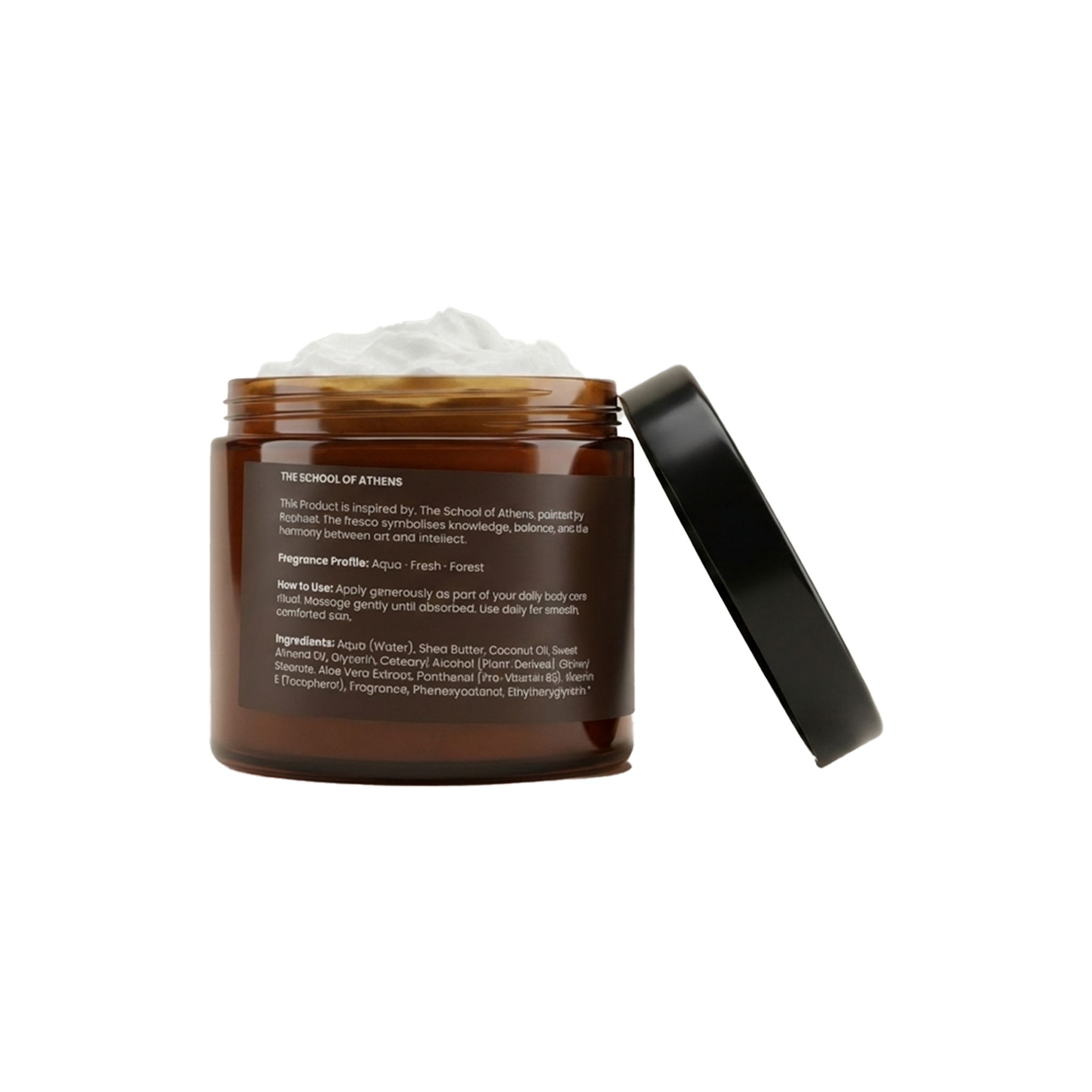 Whipped body cream - The school of Athens